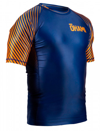 OKAMI Rashguard Big Kanji Navy